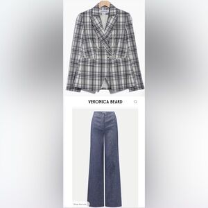 Veronica Beard Full Suit (NWT $1,346) Miller Dickey Jacket & Jude Pants Sz 10